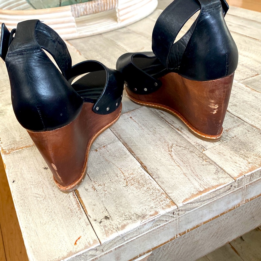 Derek Lam 10 Crosby Leather platforms. - Picture 3 of 3